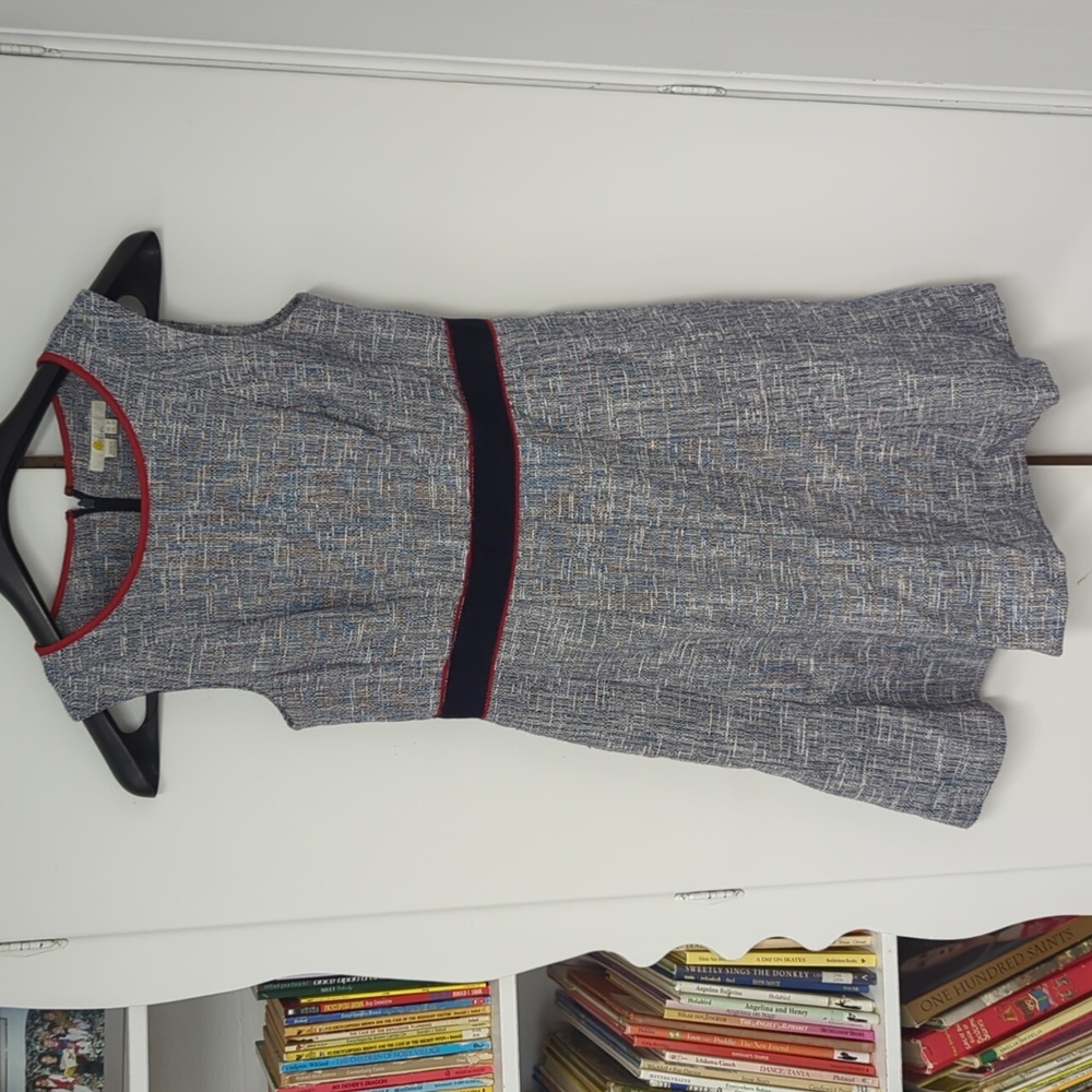 Boden A-line Tweed Dress